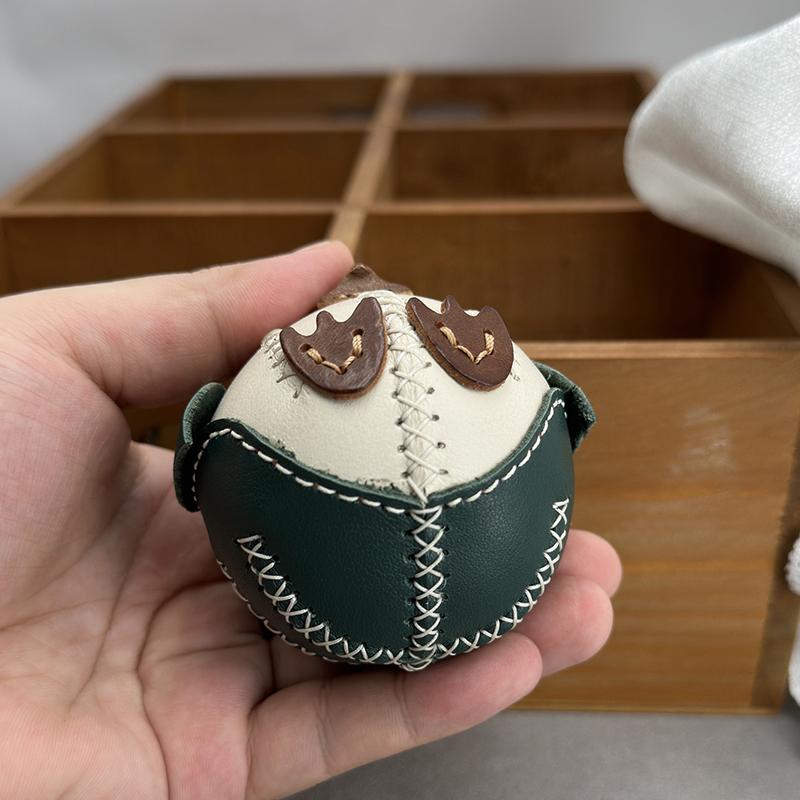 Genuine Leather Ornaments Ornament Penguin Doll Lovely Doll Gift Cowhide Display