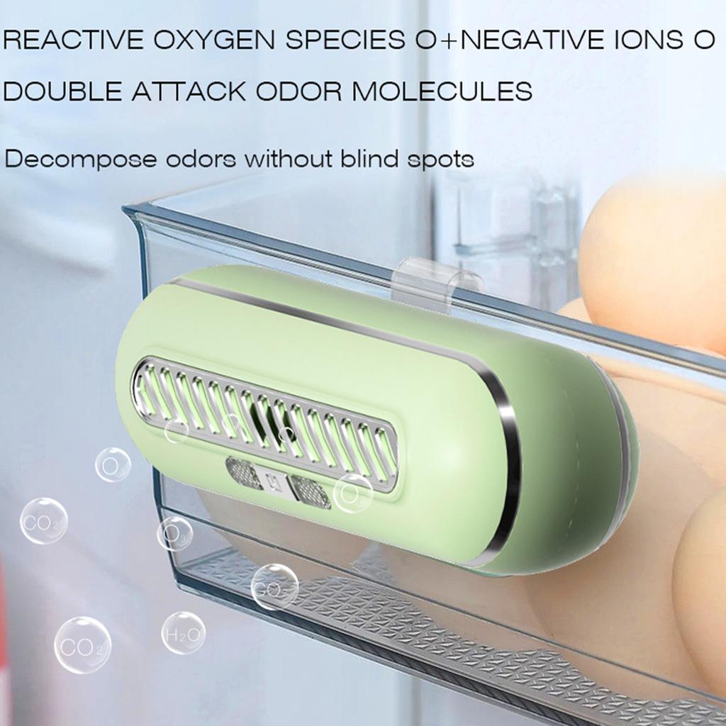 Refrigerator Deodorizer Air Purifier USB Charging Food Shelf Life Extender Remove Odor Remover Air Freshener for Toilet Car