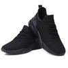 New Men's Shoes Black Mesh Breathable Running Sneakers Lightweight Soft Sole Lightweight Men's Casual Travel Shoes
