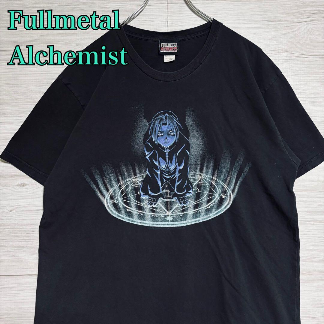 

[USED] Hard to find Fullmetal Alchemist T-shirt, size L, double-sided design, popular, rare anime