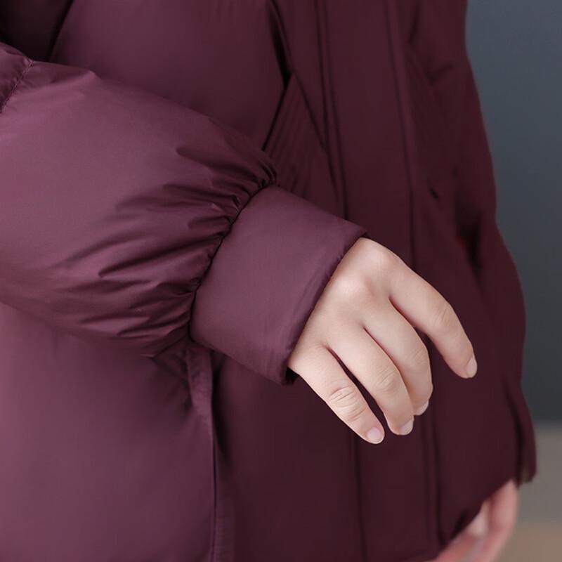 Xuezf Women's Winter Fox Fur Collar Down Jacket