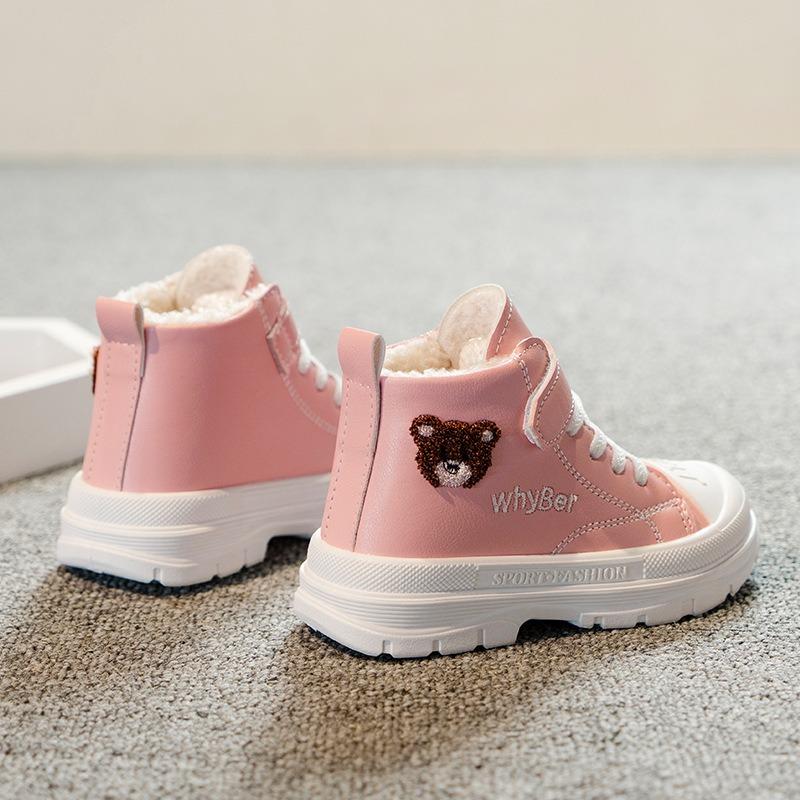 Foreign Trade Cross-border Cotton Shoes Children's Cute Bear Snow Cotton Shoes