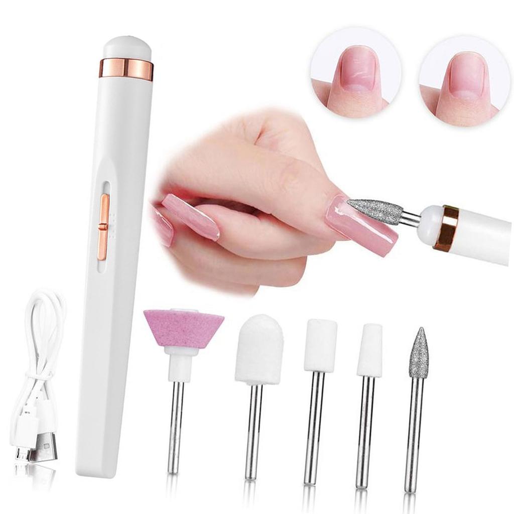 Electric Nail Drill Machine with Diamond Bits Variable Speed Control Ergonomic Handle for Professional Manicure Pedicure