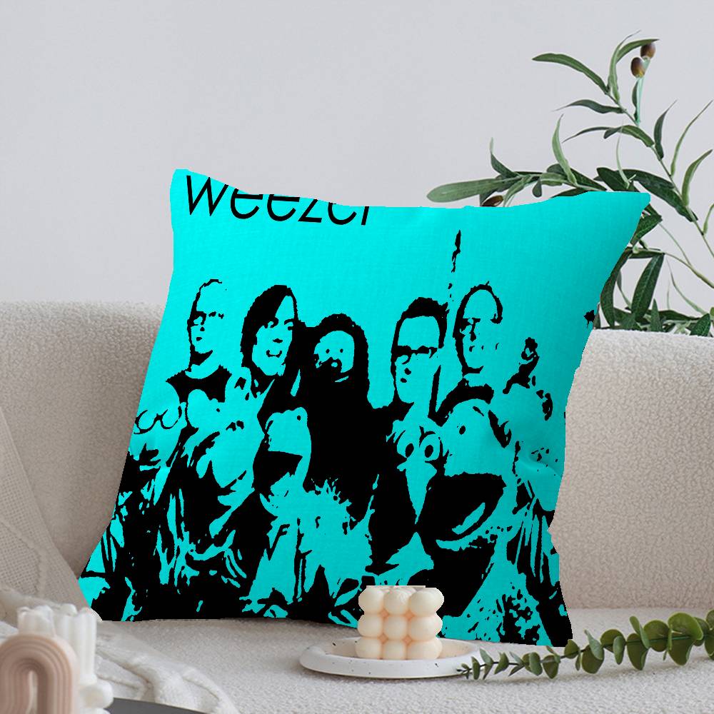 Rock Band W-Weezer Cushion Cover Decorative Pillow Sofa Home Decor case pillow cases