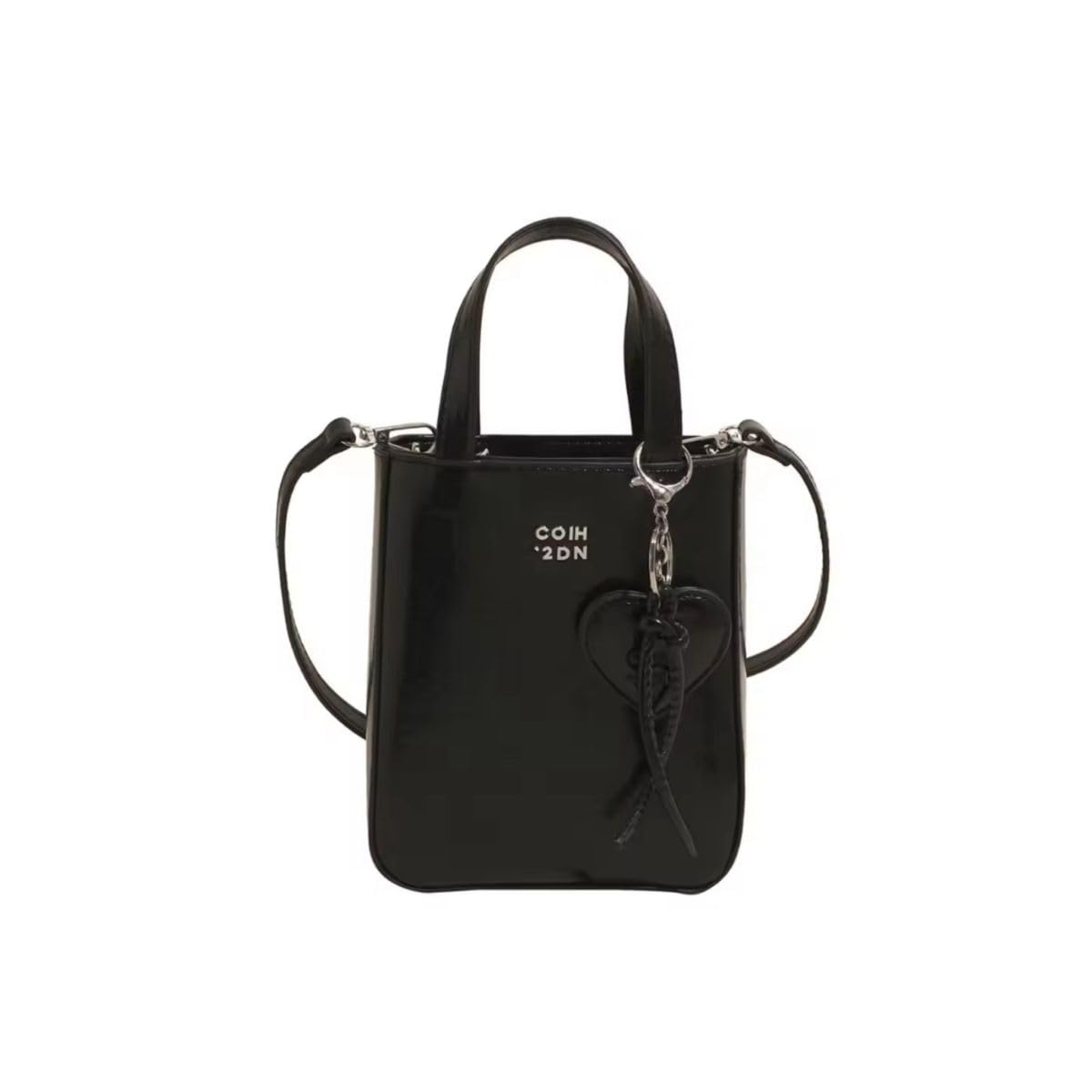 Женская сумка через плечо, Сумка, Простая, Милая, Стильная, Шарм, Легкая, Мини-квадратная сумка (черный)