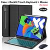 Case for Xiaoxin Pad Pro 12.7 Inch , Magnetic Bluetooth Keyboard Cover for Idea Tab Pro 12.7 (TB373FU/TB375FC)