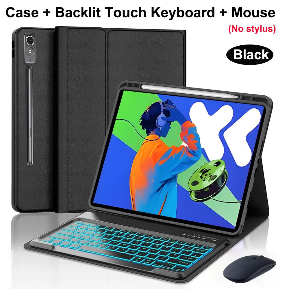 Case for Xiaoxin Pad Pro 12.7 Inch , Magnetic Bluetooth Keyboard Cover for Idea Tab Pro 12.7 (TB373FU/TB375FC)