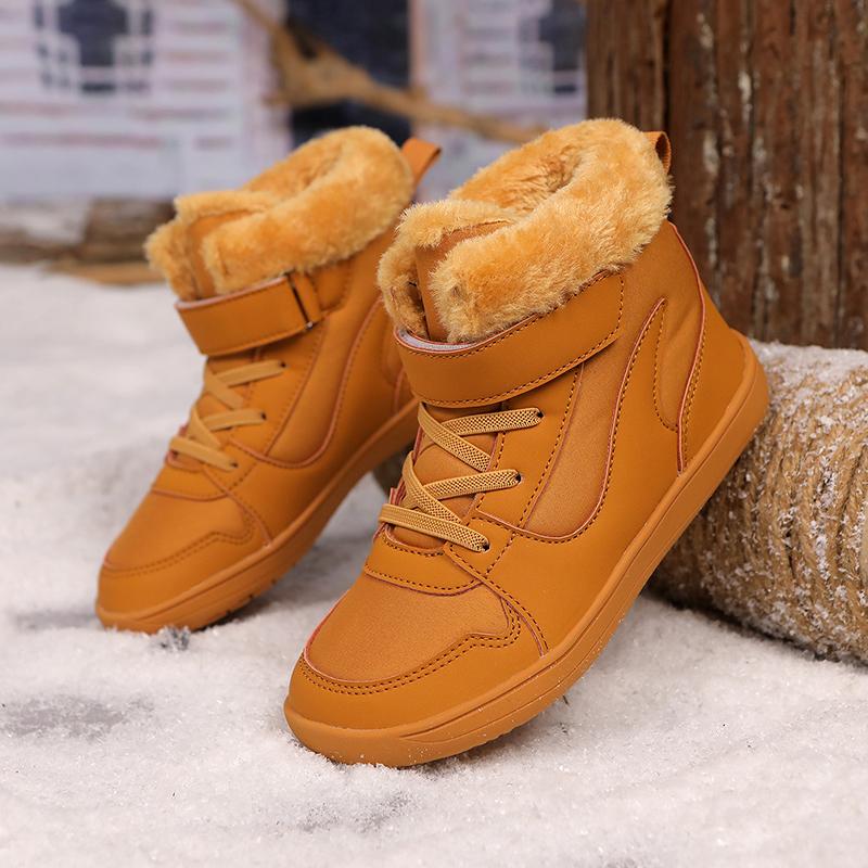 New Kids Wide Toe Barefoot Snow Boots | Boys Girls Warm Boots Toddler Little Kids | Boys/Girls Winter Minimalist Sneakers