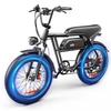 2025NEW C99 Electric Bike 250W Motor 48V20AH Battery Hydraulic Brake Motorcycle 20*4-In Fat Tire Off-Road Electric Bicycle