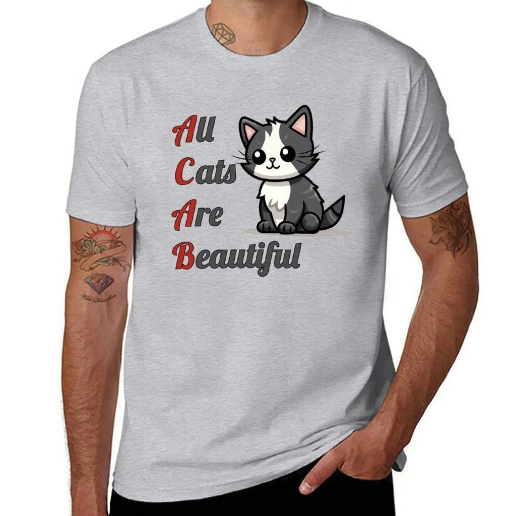 All Cats Are Beautiful TShirt plus sizes basketball graphic tees customizeds shirts graphic tee men