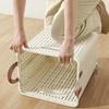 Folding Dirty Clothes Basket Balcony Simple Organizer Baskets High-capacity Toy Storage Boxes Hollow Out Breathable Laundry Box