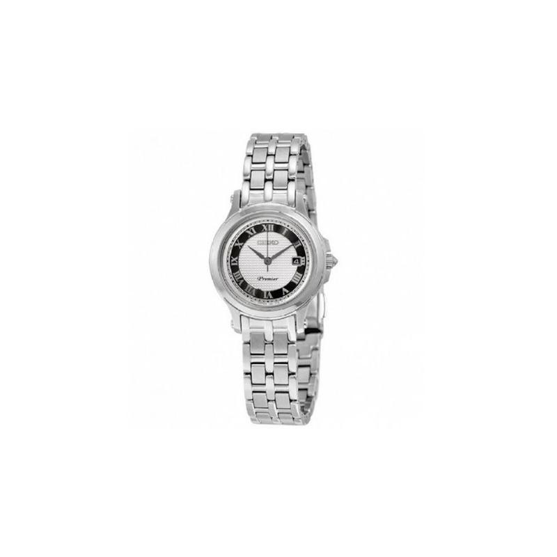 

SEIKO 100 meters waterproof Quartz Steel Strap 27.75mm women s watch silver dial SXDE41P1