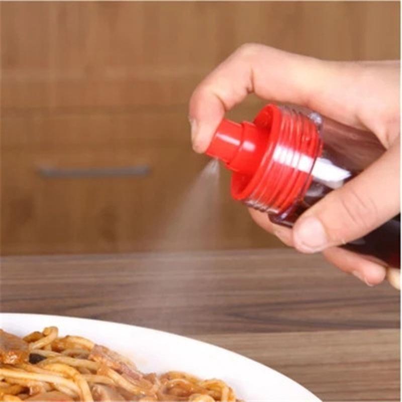 Multi-function Oil Spray Bottle Spray Pump Mist 2-headed Olive Pump Bottle Sprayer Can Vinegar Spraying Bottle Cooking BBQ Tool