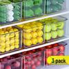 Food-Grade Drawer-Style Fridge Storage Box for Fresh Vegetables, Fruits, and Foods
