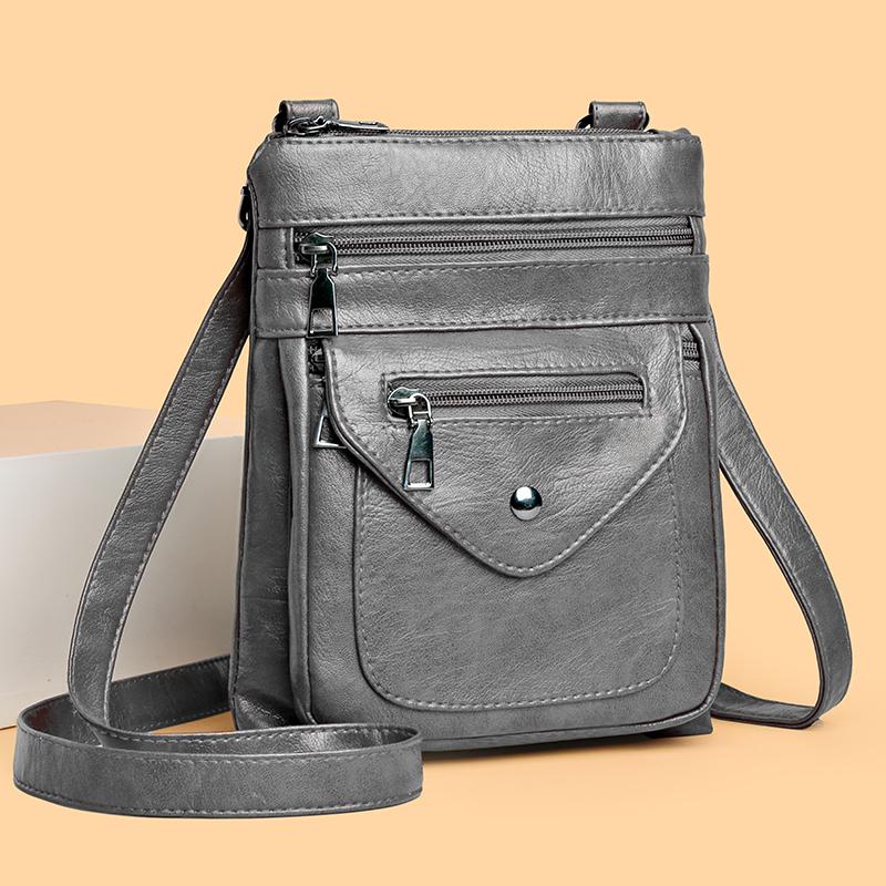 Damer Axelväska Liten Väska Kvinnor Casual Damplånbok Toppkvalitet Telefonficka Brun Kvinnor Mode Crossbody-väskor För Flickor