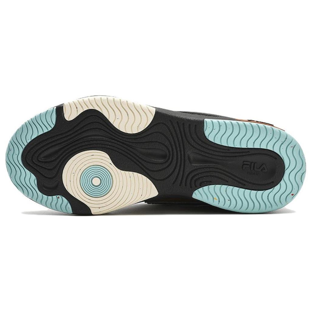 FILA Mix Casual Comfortable Durable Low-Top Skate Shoes Women sneaker Black F12W344201FBS