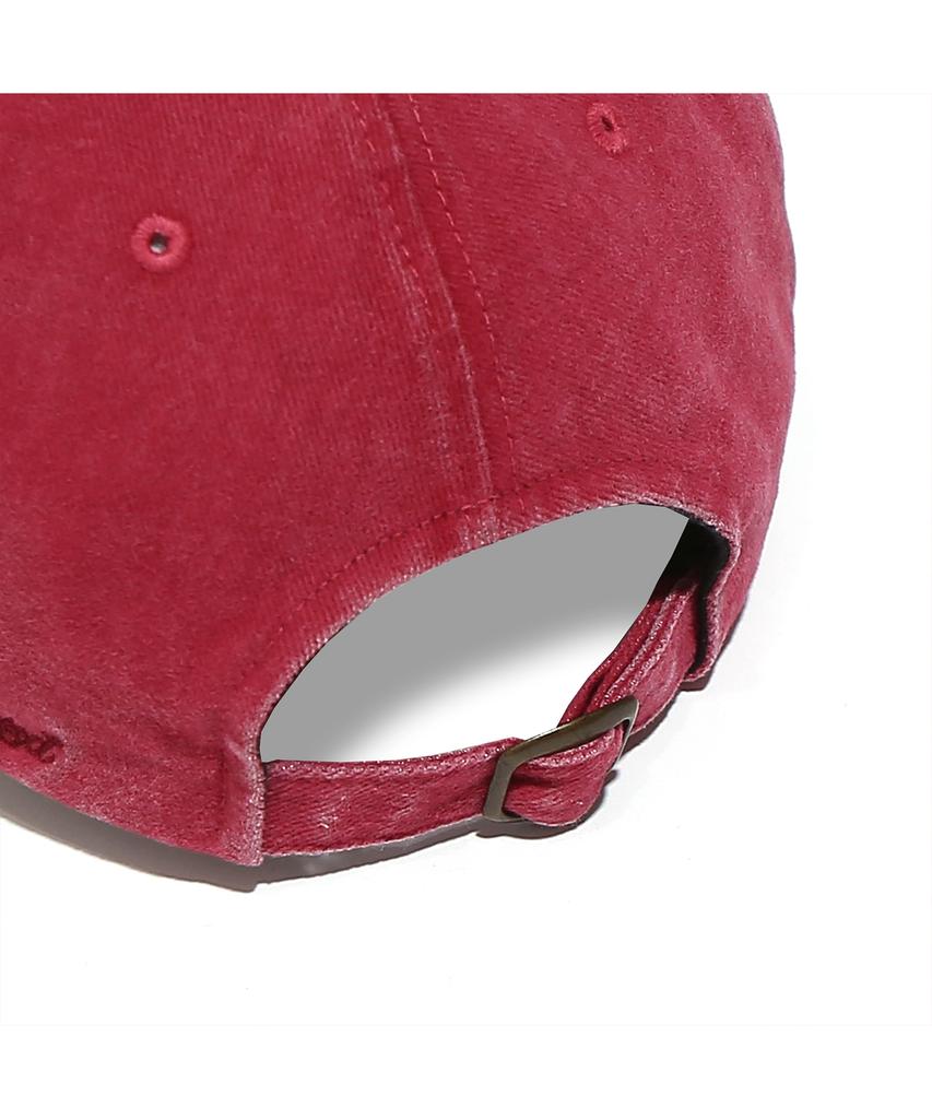 OGARP Heart Knot Embroidery Cap Red