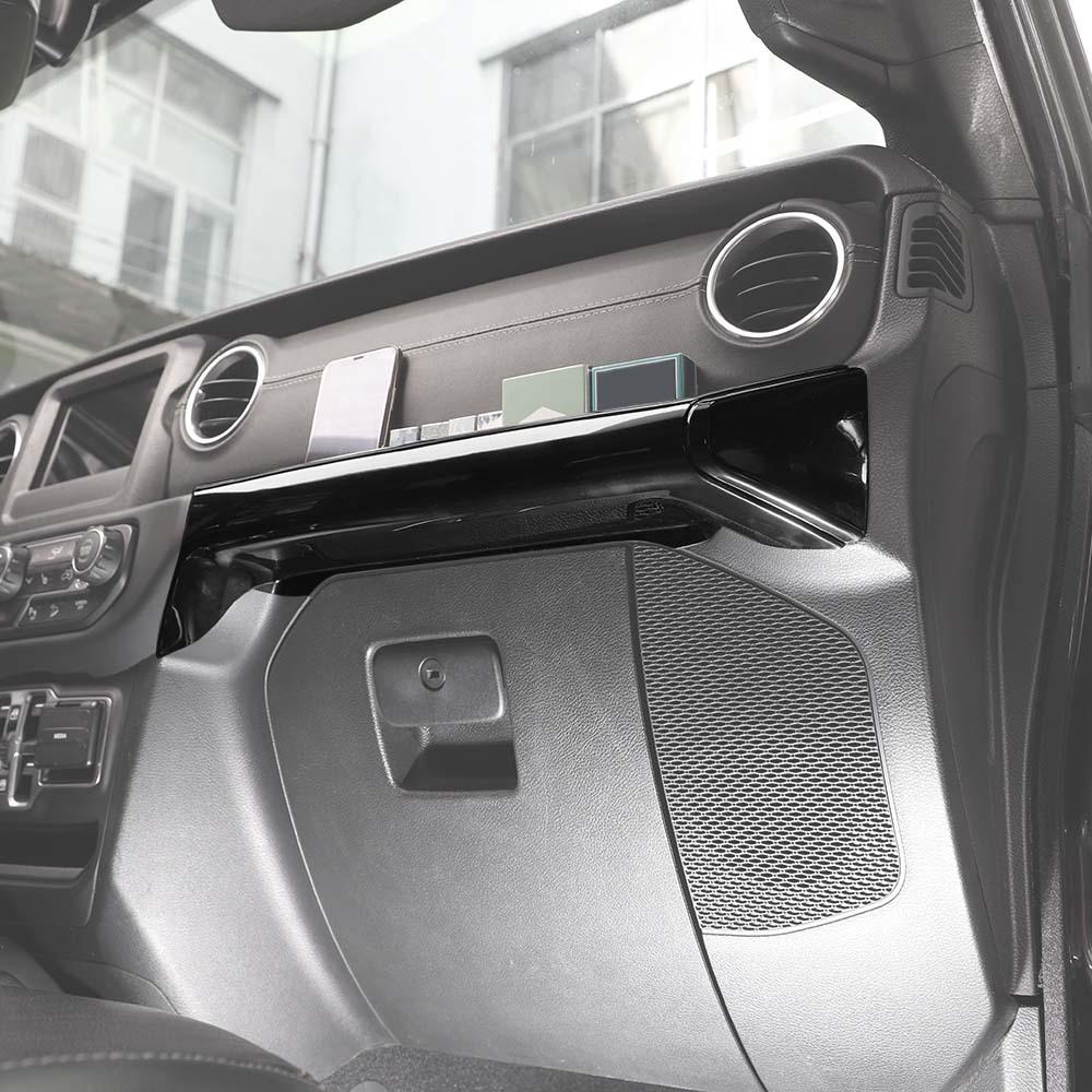 Co-Pilot Armlehnen-Aufbewahrungsbox, Beifahrer-Organizer für Jeep Wrangler JL, JT Gladiator ab 2018, Auto-ABS-Innenzubehör 