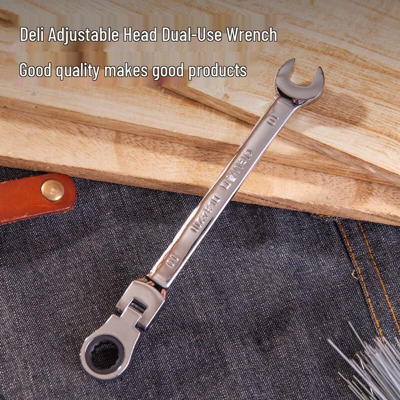Deli Mirror Finish Ratchet Combination Wrench