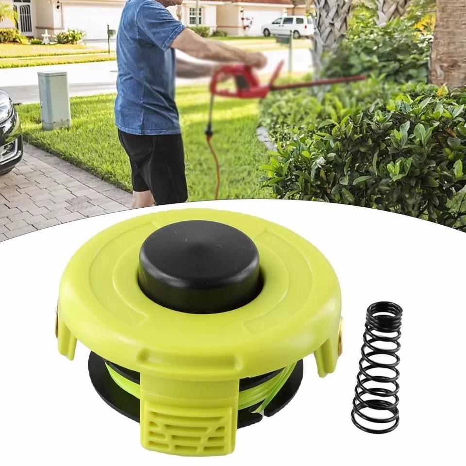 

For Ryobi RLT3025F/RLT3025S/RLT3525S Lawn Mower RAC118 Spool Cap+Spring Replacement Type A