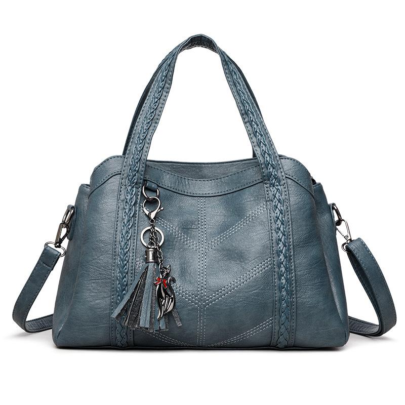 

Винтажная сумочка Женская сумка через плечо Дорожная Вместительная Сумка кроссбоди синий