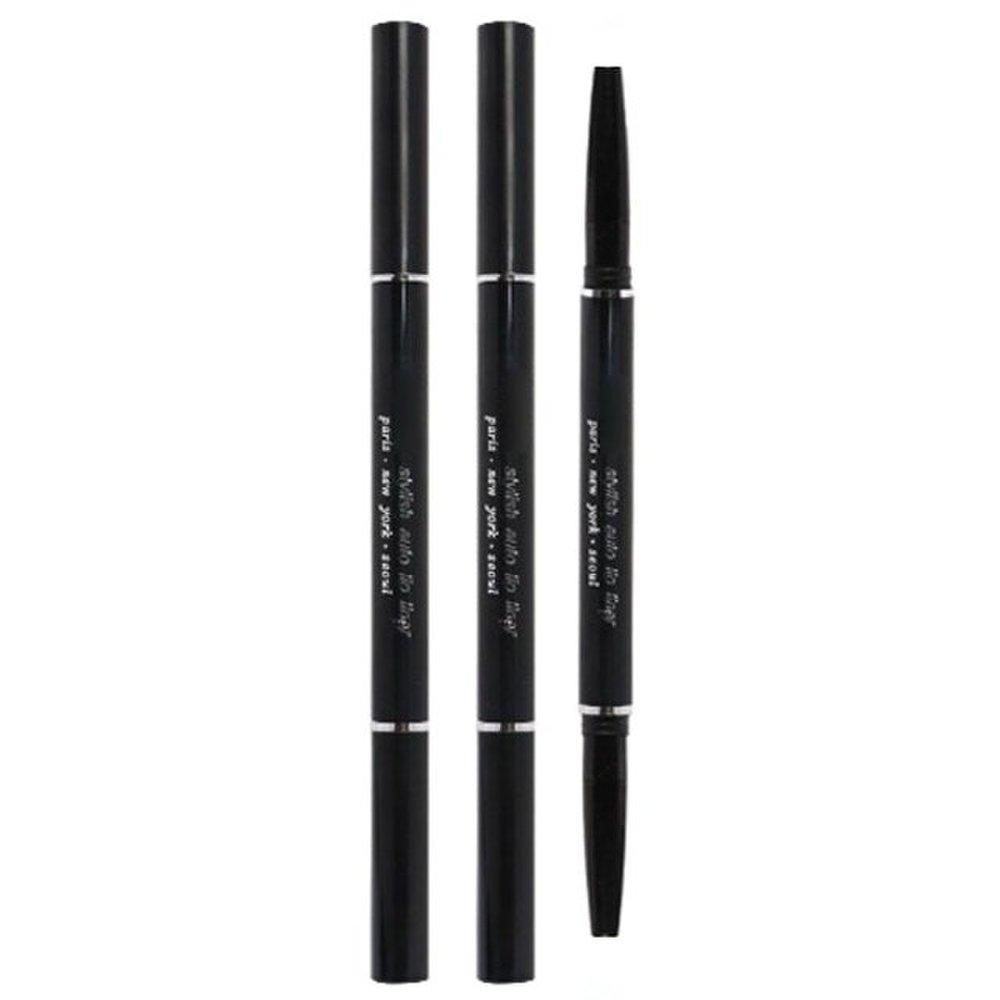 

Easy-to-use, clear, smudge-free lip liner in coffee brown, 3 pieces