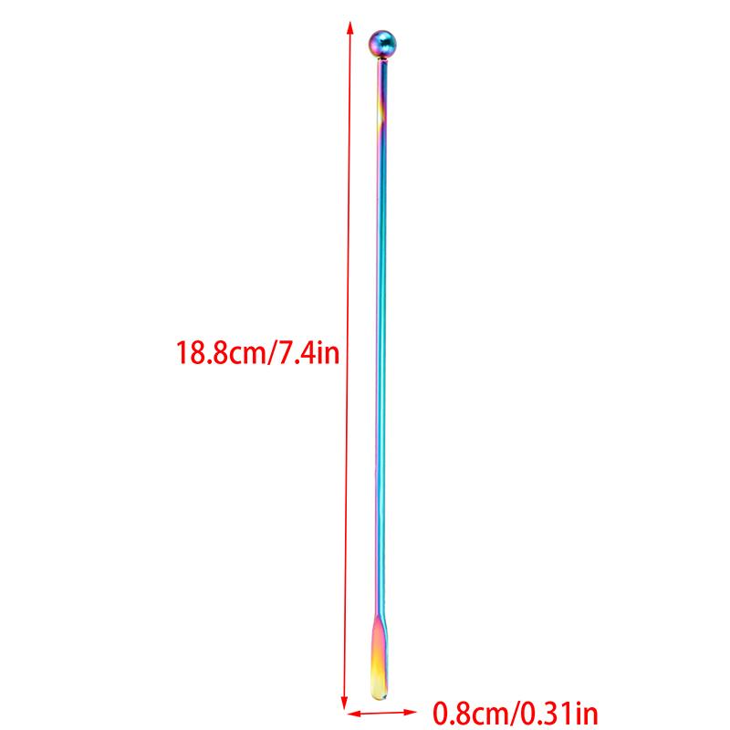304 Edelstahl Kaffeerührstab Bar Saft Rio Cocktail Kreativer Mixerstab Champagner Swizzle Sticks