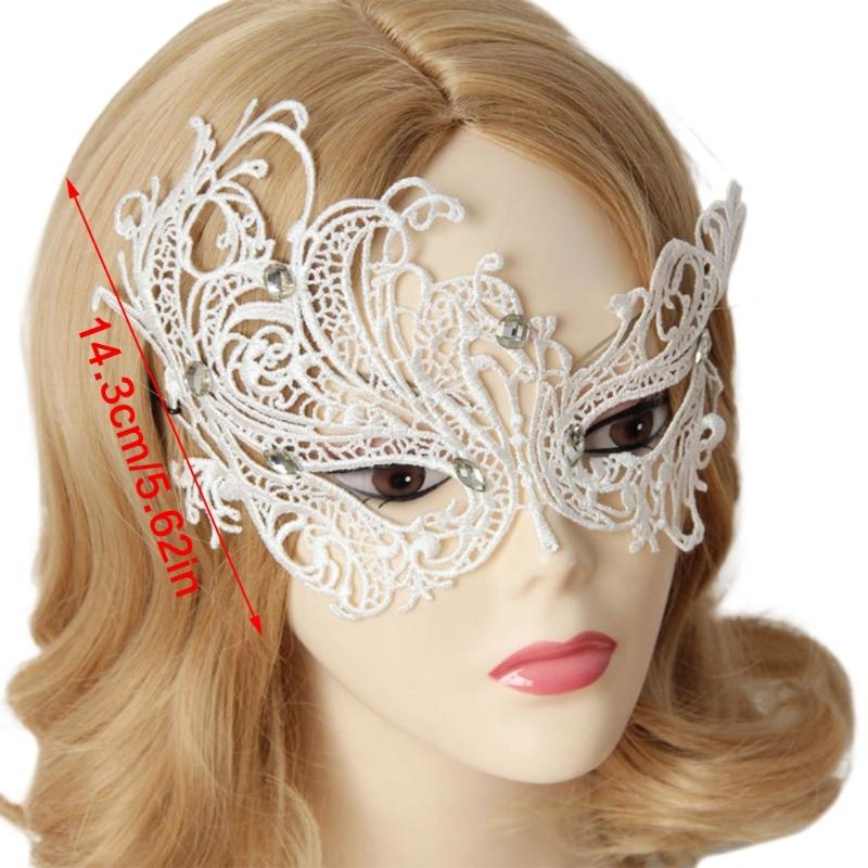 Masquerade Mask for Women, Sexy Lace Eyemask for Halloween Masquerade Carnivals Party, Proms, Dinner Party, Wedding