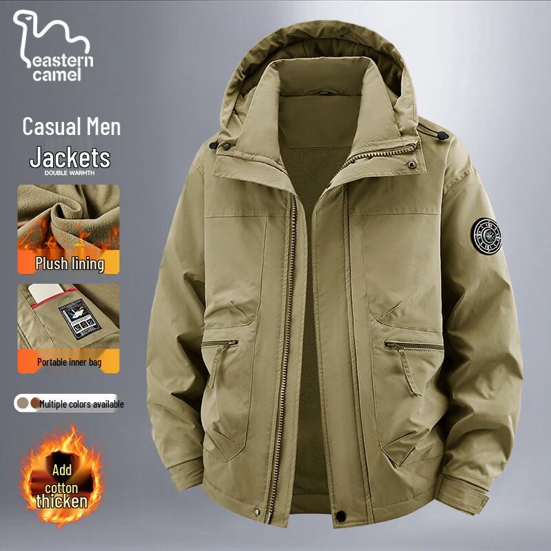 

EASTERN CAMEL Men s Hooded Padded Winter Jacket M
