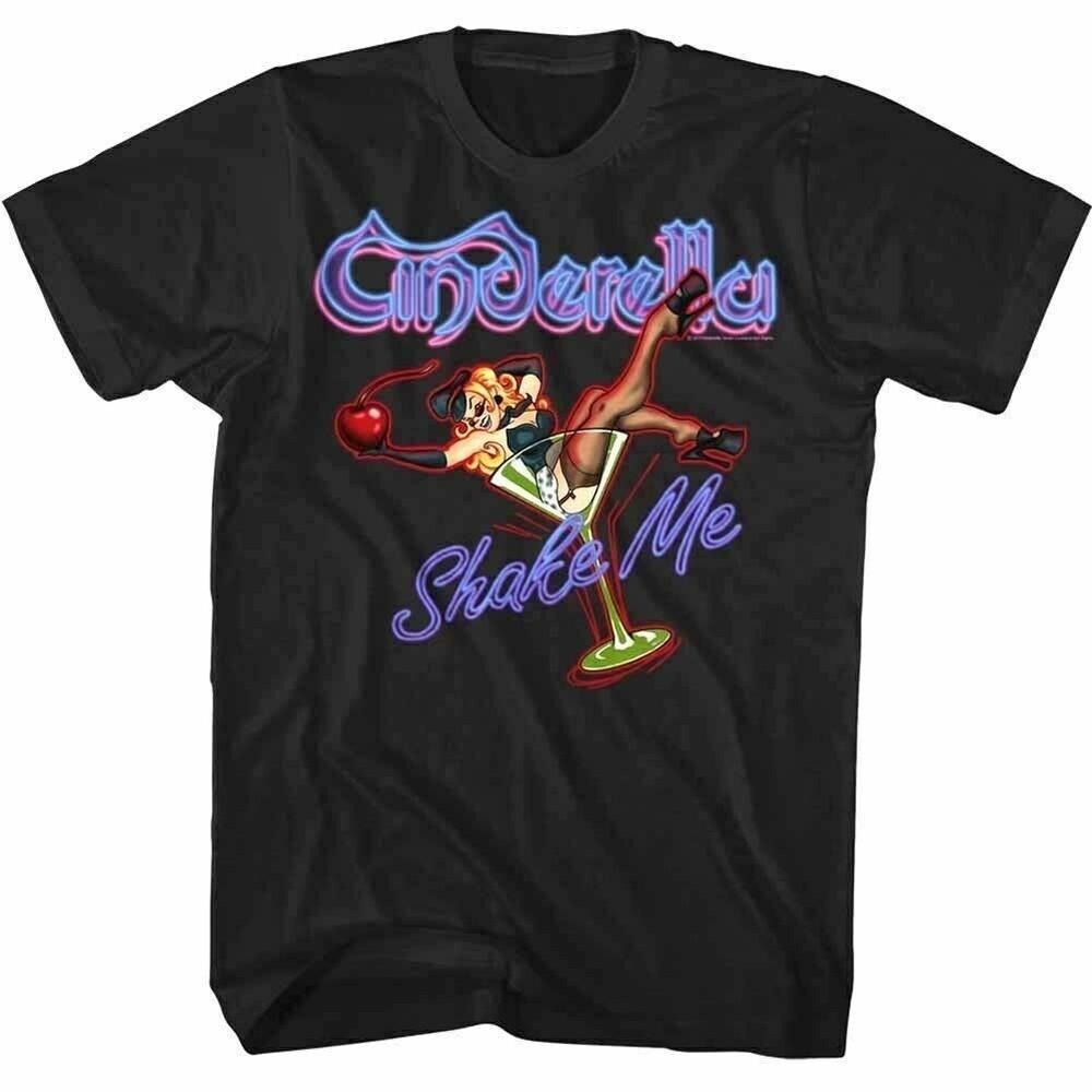 Cinderella Shake Me Men’s T Shirt Shirt For Music Fan Unisex T-Shirt S