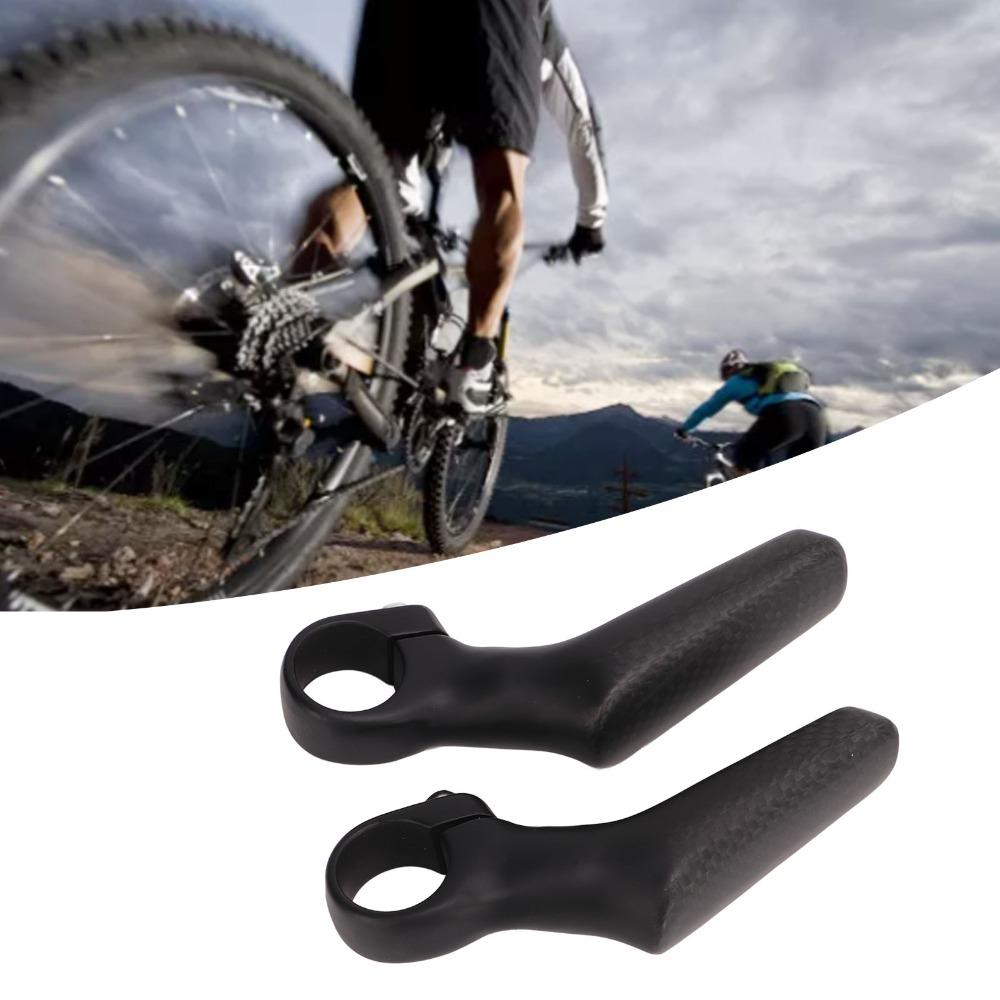 1 Pair L Shape Bike Handlebar Bar Ends Ergonomic Bike Auxiliary Handlebar  Mountain Bike Riding