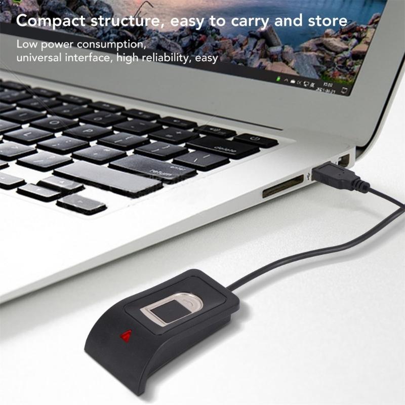 USB Fingerprint Reader Scanner Access Control Attendance Fingerprint Sensory Scanner Key Reader for PC Laptop