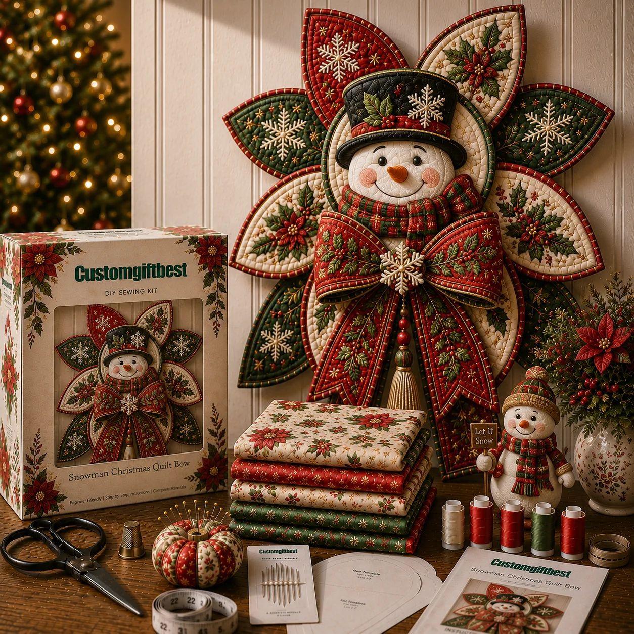 Kerstman en kabouter DIY semi-afgewerkte handgemaakte set patchwork, vakantiegeschenken, huis ophangdecoraties, buiten tuin de