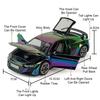 1:32 GTR R8V10 Sports Car Model Toy Exquisite Interior Doors Opened Sound Light Pull Back Cars Models for Children's Gifts