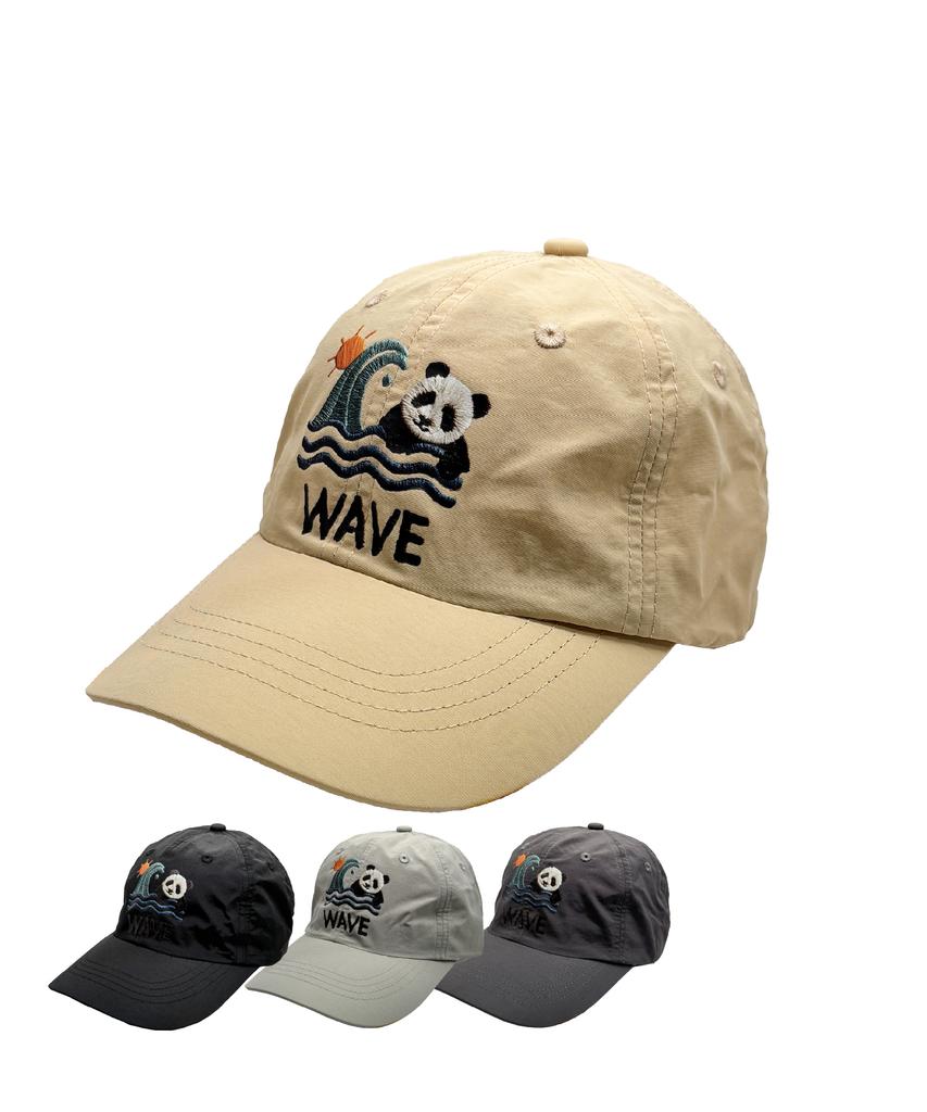 DRIFTOUT Stitch Illusion Wave Panda Ball Cap (4 Colors)