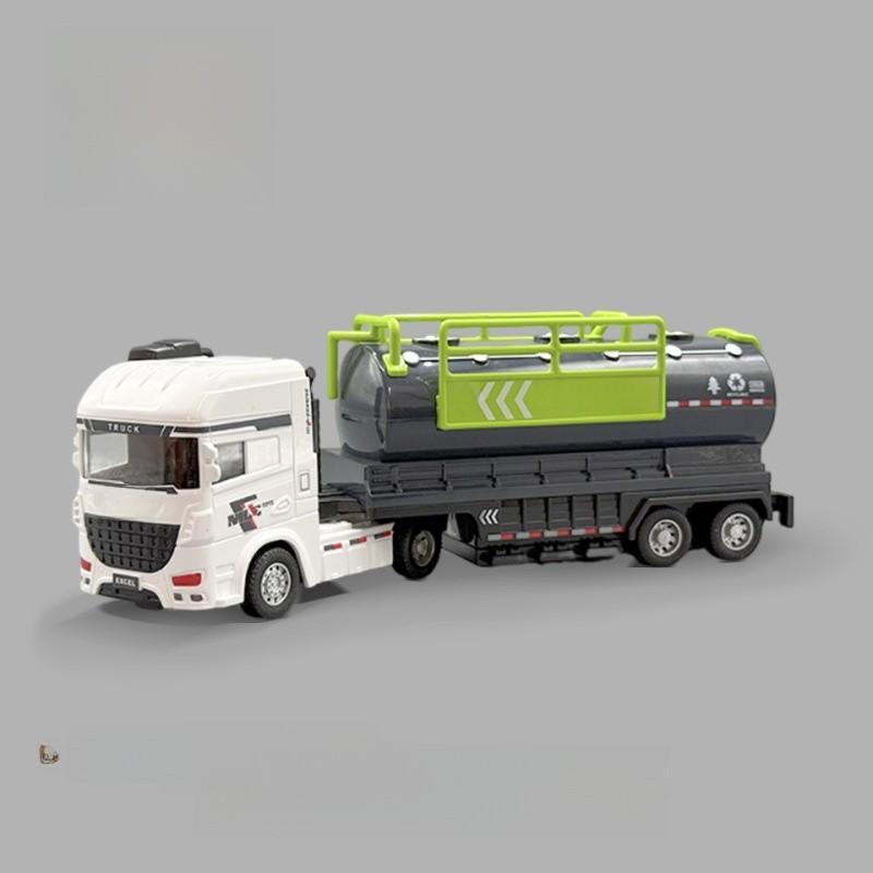 Large Inertia Sanitation Vehicle Toy For Kids With Durable Plastic Construction