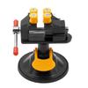 Mini Adjustable Fixed Electric Small Table Bench Vise 360 ° Rotatable Grinder Rotary Hand Drill Suction Cup Fixed Frame