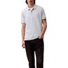 Calvin Klein Minimalist Comfortable Versatile Split Hem Solid Color Short Sleeve Polo Shirt Men tops 40BC236-CIQ
