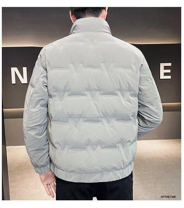 Herren Winter Slim Fit Leichte Daunenjacke