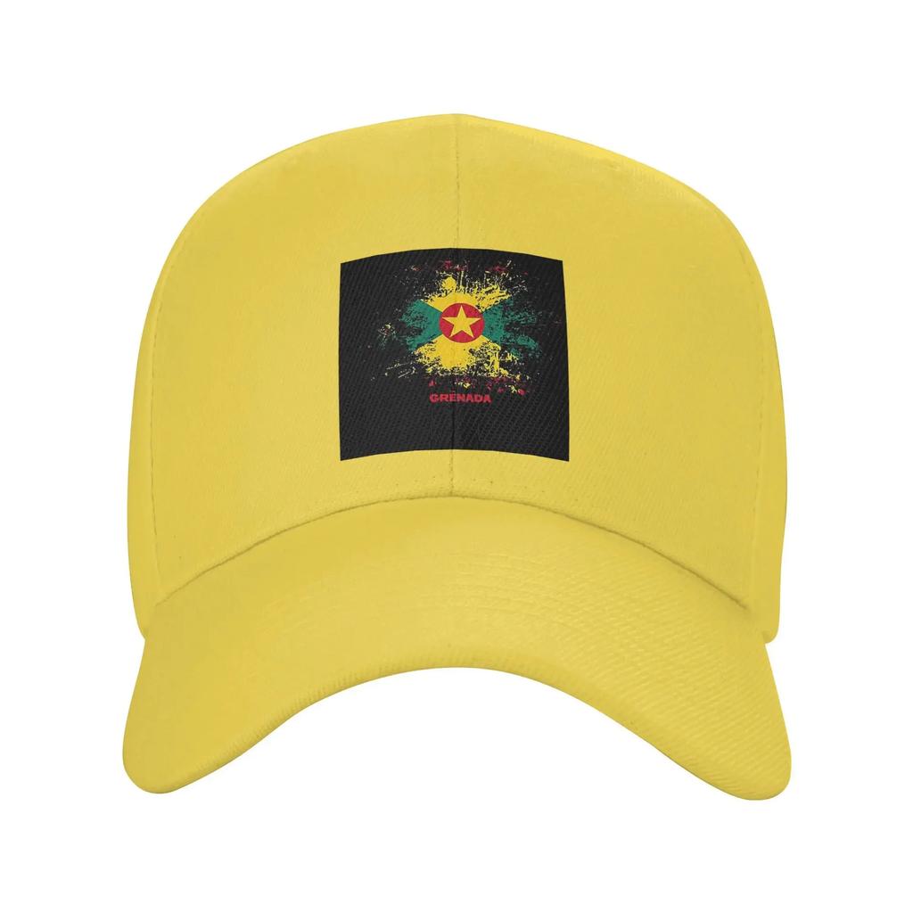 Unisex Baseball Hats Grenada Watercolor Flag Of Grenada Grenadian Outfit Streetwear Summer Sports Baseball Caps Casquette