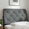 VidaXL Dark Grey Headboard Cushion 90 Cm Fabric 4019199