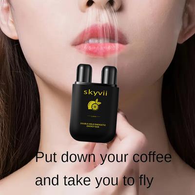 Double Hole Energetic Energy Bar Refreshing Nasal Suction Dual Hole Refreshing Stick Anti-sleep Overworking & Driving Product For Drivers
