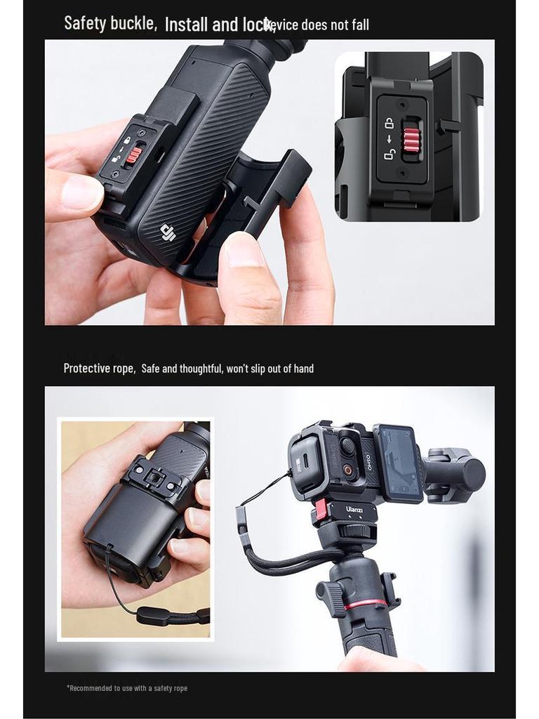 Ulanzi Telaio di Estensione per Supporto Treppiede Magnetico DJI Pocket 3