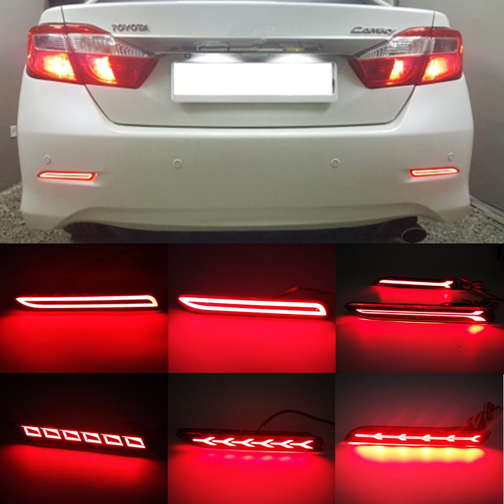 Car LED Rear Bumper Reflector Brake Lamp For Toyota RAV4 Harrier Sienna EZ Alphard Aygo Mark X Lexus IS-F GX470 RX300 5630 NX RC