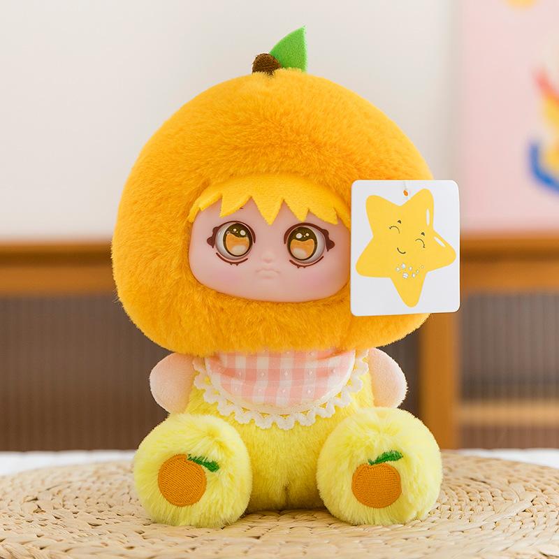 

MM іриска різнокольорові фрукти плюшева сліпа коробка серія модний ігровий подарунок милий дитячий кулон лялька світло-сірого кольору