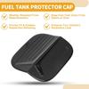 Fuel Tank Door Cap for Honda Civic 2022-2025 Fuel Filler Flap Cover Adhesive Type Black ABS Fuel Filler Door Gas Cap