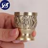 Nordic Shot Glass Small Mouth Liquor Cup Classic Embossed Carving Flowers Personality Wine Mug Bar Drinkware