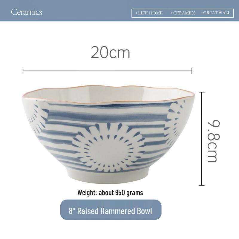 abay Blue Charm Chinese Bone China Bowl Set