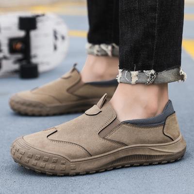New Men's Casual Tooling Shoes Spring Trend One-pedal Men's Shoes Comfortable Low-top Lazy Shoes Outdoor Men's Shoes