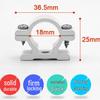 1216 Aluminum-Plastic Water Pipe Clamp - Wall-Mounted Fixing Clip for Bathroom Accessories, Hot Selling, 14mm